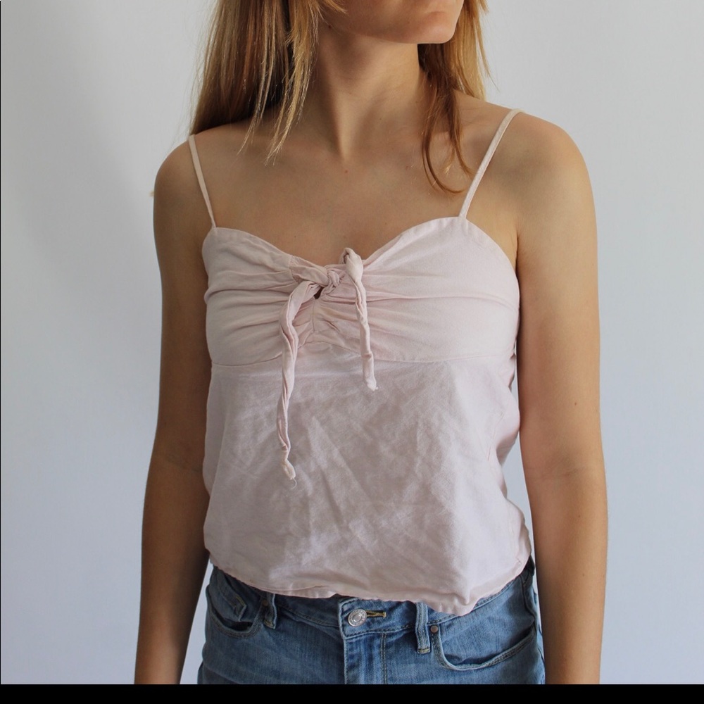 Brandy Melville light pink tank top